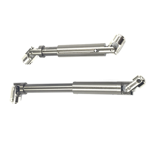 2PCS Universal Metal 66-138MM Drive Shaft For AXIAL SCX10 ELECTRIC 4WD RC Car 