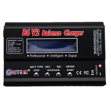 HTRC B6 V2 80W 6A DC Digital Battery Balance Charger Discharger Black for 1-6S LiPo Battery