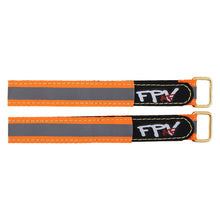 2Pcs RJX 20X100-300mm Thread Stitching Reflective Battery Strap Metal Buckle for RC Battery