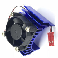 Aluminum Alloy 540/550 Motor Heatsink Radiator With Fan JST Connector for 1/8 1/10 Rc Car Parts