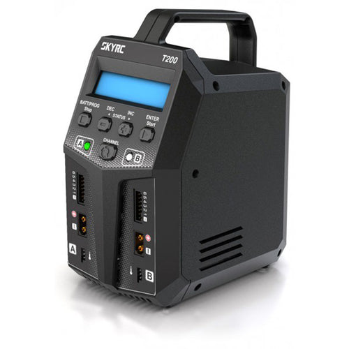SKYRC T200 2X100W 12A AC/DC DUAL Battery Balance Charger for 1-6S Lipo/LiHV/LiFe/LiIon Battery 
