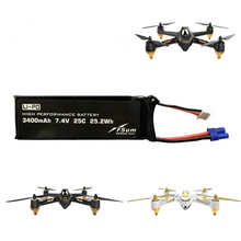 Upgraded 7.4V 3400mAh 25C Lipo Battery for Hubsan 501S 501A 501M RC Drone Quadcopter