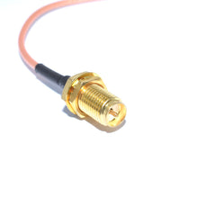 2PCS MMCX to SMA Male Adapter Cable Conversion Wire 10cm For FPV Transmitter VTX / Receiver VRX Antenna