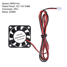 40mmx40mmx10mm DC 12V 0.08A DIY Brushless Cooling Cooler Anti-fog Fan JST-XH 2.5mm 2P Wire for RepRap i3 DIY 3D Printer FPV Goggles Transmitter