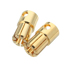 2 Pairs 5.0/5.5/6.0/6.5/8.0mm Bullet Connector Banana Plug Multirotor Spare Part for RC Battery/Moto