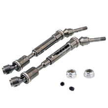2Pcs RC Car Upgrade Alloy Front Rear Universal Drive Shaft CVD For 1/10 Scale Models Traxxas Slash