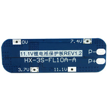 2pcs 3 String 11.1V 12V 12.6V Lithium Battery Protection Board with Overcharge and Short Circuit Function 10A Current Limit