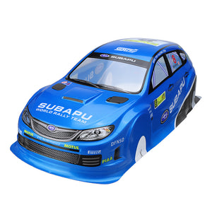 1/10 Scale Rc On-Road Drift Car Body Painted PVC Shell for Subaru Sti X Vehicle Parts 