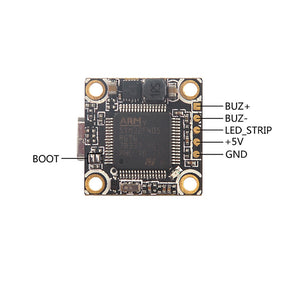 16x16mm TeenyF4 Pro 1-2S Flytower F4 OSD FC w/  Buck-Boost Converter & 5A BL_S DShot600 4In1 ESC 