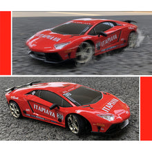 JHL 1/16 2.4G 4WD Drift Rc Car Titanium Alloy Shell with LED Light Racing Toys