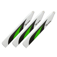 3PCS RJX 155mm Carbon Fiber Main Blade For Trio 180 CFX RC Helicopter