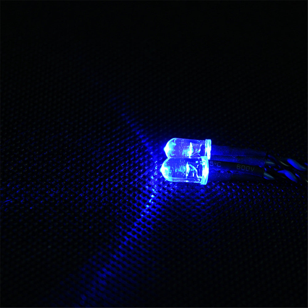 Feiyue Blue RC Car LED Light For 1/12 FY03 FY04 FY05 FY06 1/10 HG RC Model Parts ⌀5mm