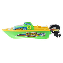 High Speed Electric Boat Plastic Launch Children RC Toys Speedboat Water Play Gift For Kids