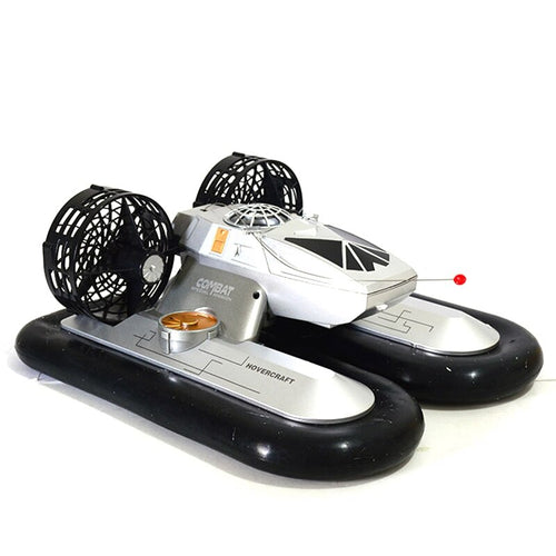 RC Boat Hovership Amphibious Transport Dock 4CH Remote Control Hovercraft Boat High Simulation Electronic Hobby Toys for Kids- E
