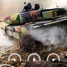 1:16 German Leopard 2A6 Main Battle Tank 2.4G Remote Control Model Military Tank Sound Smoke Shooting Effect Metal Upgraded