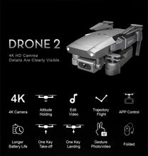 E68 Drone Helicopter HD 4K 1080P Camera WIFI FPV Wide Angle Hight Hold Mode RC Foldable Quadcopter Weight 95g Kids Toys Gift