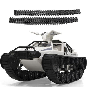 1:12 RC Tank Car 2.4G High Speed Full Proportional Control Vehicle Models Wading Depth With Gull-wing Door Metal Crawler
