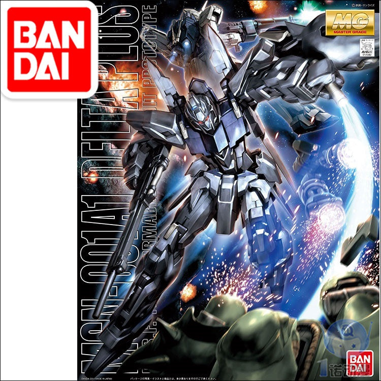 Japaness Original MG 1/100 Gundam MSN-001A1 DELTA PLUS Mobile Suit Kids Toys