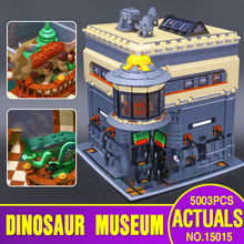 DHL 15015 MOC Street Building Toys The Dinosaur Museum Model Assembly Kits Set Kids Christmas Toys Gifts Building Blocks Bricks
