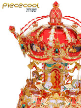 Piececool Merry Go Around DIY 3d Metal Nano Puzzle Assemble Model Kits P135-GR