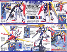 Original Gundam Model MG 1/100 EW Gundam Wing Gundam XXXG-01W Mobile product code Set Armor Unchained Mobile Suit Kids Toys