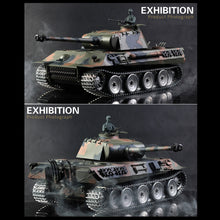 1:16 German Leopard Heavy Tank 2.4G Remote Control Model Military Tank With Sound Smoke Shooting Effect 3 Type Edition