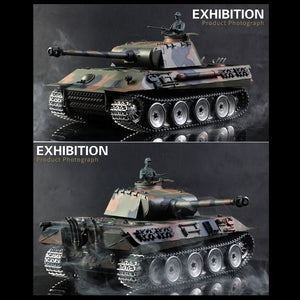 1:16 German Leopard Heavy Tank 2.4G Remote Control Model Military Tank With Sound Smoke Shooting Effect 3 Type Edition