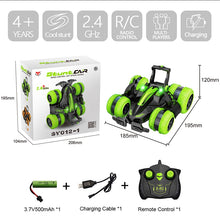 RC Car 4CH Stunt Drift Deformation Buggy Car Rock Crawler Roll Car 360 Degree Flip Kids Robot Remote Control Car Toys for Gifts