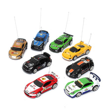 Mini Radio Remote Control Vehicle Coke Can Car Sport R/C Racer RC Micro Racing Toys Small Porket 4 Frequency Gifts for Children