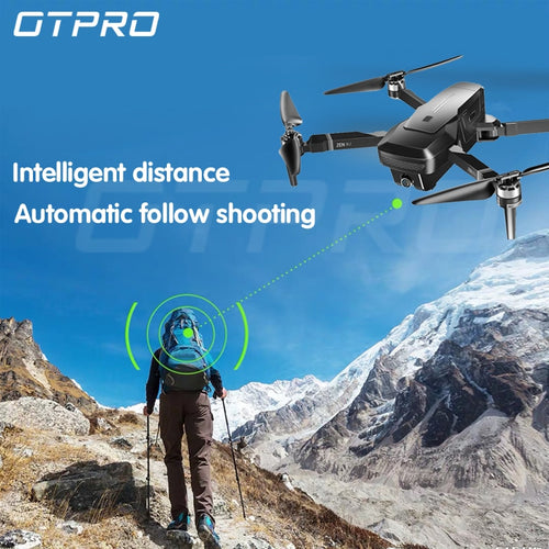 OTPRO DRONE Quadcopter With 1080P Wifi GPS 5MP Camera BRUSHLESS MOTOR helicopter Retorno Auto RC drones 4k mini dron vs SG906