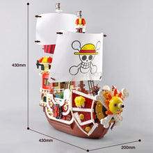 ONE PIECE The THOUSAND SUNNY Pirate Ship Japan Anime compatible legoingly Brick Building Blocks Figure Toys For Kids Gift