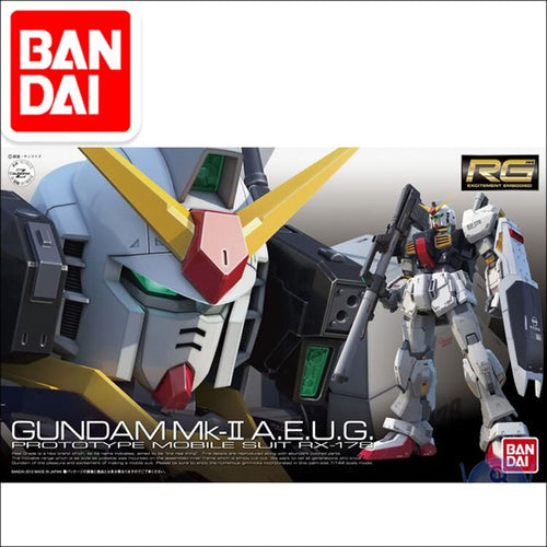 Original Gundam RG 1/144 Model RX-178 GUNDAM MK-2 TITANS Mobile Suit Kids Toys With Holder