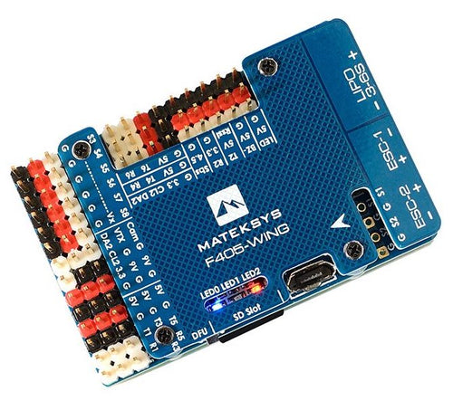 Matek Systems F405-WING (New) STM32F405 Flight Controller Built-in OSD for RC Airplane Fixed Wing