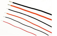 2PCS 1 Meter 1M Red+ 1M Black Silicon Wire 12AWG 16AWG 18 20 22 24 26 28 30 AWG Heatproof Soft Silicone Wire SR Wire