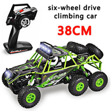 2019 The New Wltoys 18628 rc car 1:18 six-wheel drive climbing car 2.4G remote control big foot off-road vehicle large size 38cm