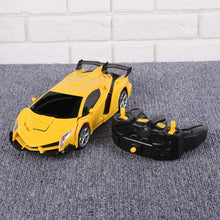 2.4G RC Electric Remote Control Robot Car Plastics and Electronic Components Transformation Battery Kids Gifts Toy