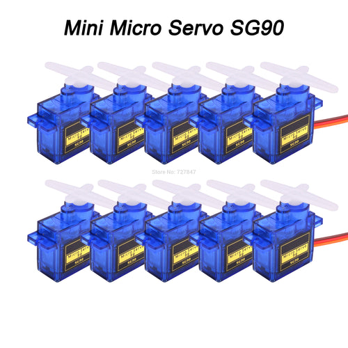 5pcs / 10pcs / 20pcs / 50pcs / 100pcs / 200pcs lot New SG90 SG 90 9G Mini Micro Servo for RC 250 450 Helicopter Airplane Car RC