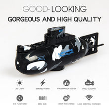 3311M Mini RC Boat RC Toy Remote Control Simulation Diving Birthday Gift for Kids Boys