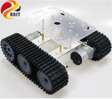 SZDOIT Metal Smart Mini TP100 Crawler Robot Tank Chassis Kit With 2pcs DC Motor DIY For Arduino Education Toy Free Acrylic Panel