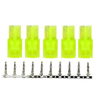5/10 Pairs Mini Tamiya Style Battery Connectors Plugs Male And Female Plug Sets with Nickle Pins for RC Hobby Car Boat Plane