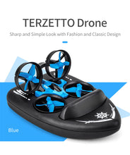 Upgraded H36 JJRC H36F Terzetto 1/20 2.4G 3 In 1 RC Vehicle Flying Drone Land Driving Boat Mini Drone Model Toys RTR VS E016F