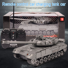 Xmas remote control Big tank charger battle launch cross-country tracked Light Musical vehicle boys play Toy for kids children