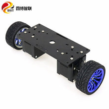 SZDOIT 2WD Metal Balance Smart Car Chassis 2-Wheel Aluminum Alloy Robot Frame 65mm/85mm/130mm Wheel 42 Stepper Motor DIY Toy