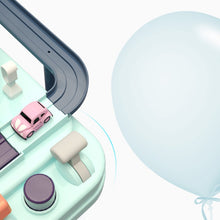 Kimi & Mummy Fun Education Railcar Toy Eco-Friendly Baby Adventure Toy Car Macaron Color Table Games Boy and Girl Puzzle Toys