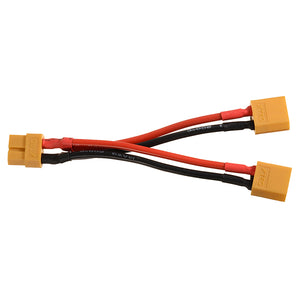 10cm XT60 Plug Power Parallel Battery Connector Cable Dual Y Extension Lines Cable Extension DIY Male&Female Battery Cable