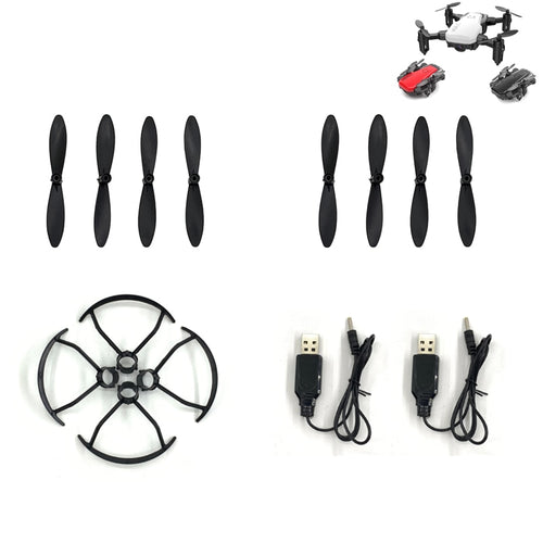 D2 Mini Drone With RC Drone Accessories Original Spare Parts Propeller Bladetection+Protective Frame+USB Charging Line for D2
