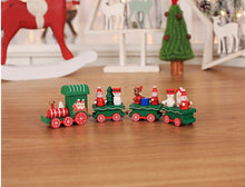 Xmas Wooden Christmas Train Santa Claus Festival Ornament Home Decor Kids Gifts Kids Toys Toys For Children Christmas Gifts