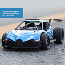 Remote Control Car 2.4G Alloy 4-Channel 2-Wheel Off-road Vehicle Rechargeable 1:16 Drift High-speed Car Toy