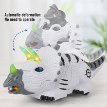Dinosaur Deformation Car Toy Music Lighting Model Robot Electric kids toy Christmas Birthday Gift For Children