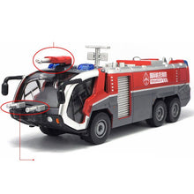 1:50 Alloy Engineering Vehicles,High Simulation Fire Truck,Fire Ladder,Climbing Car,Children's Educational Toys,Christmas Gift